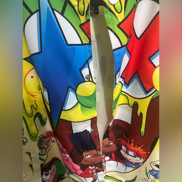 Members Only x Nickelodeon Windbreaker Large - Picture 10 of 14